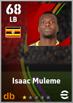 Isaac Muleme — LB, OVR 68, MAX 68