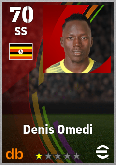 Denis Omedi — SS, OVR 70, MAX 70