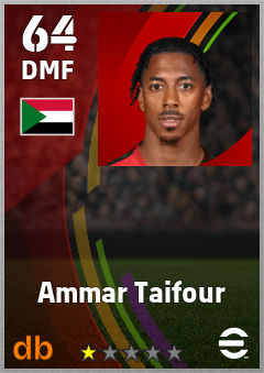 Ammar Taifour — DMF, OVR 64, MAX 64