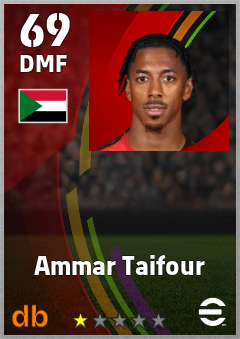 Ammar Taifour — DMF, OVR 69, MAX 69