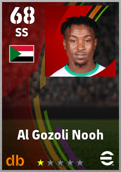 Al Gozoli Nooh — SS, OVR 68, MAX 68