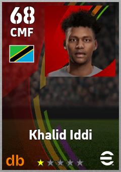 Khalid Iddi — CMF, OVR 68, MAX 68