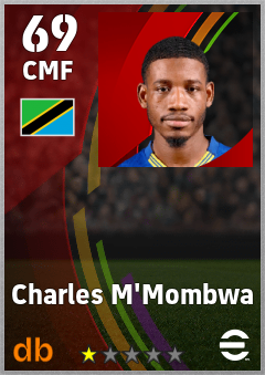 Charles M'Mombwa — CMF, OVR 69, MAX 69