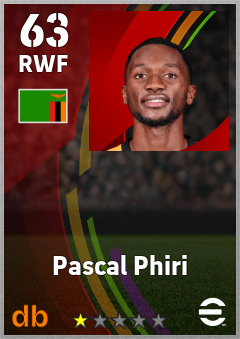 Pascal Phiri eFootball player card