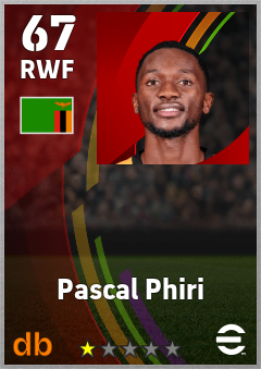 Pascal Phiri — RWF, OVR 67, MAX 67
