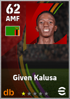 Given Kalusa eFootball player card
