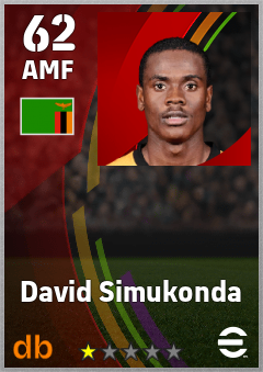 David Simukonda eFootball player card