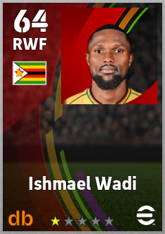 Ishmael Wadi — RWF, OVR 64, MAX 64