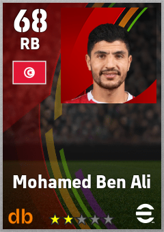 Mohamed Ben Ali eFootball player card