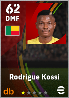 Rodrigue Kossi eFootball player card