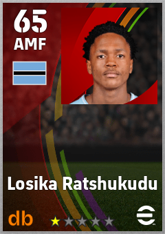 Losika Ratshukudu — AMF, OVR 65, MAX 65