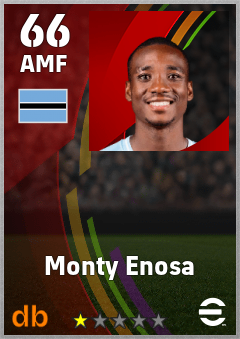 Monty Enosa — AMF, OVR 66, MAX 66