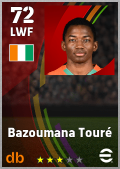 Bazoumana Touré eFootball player card