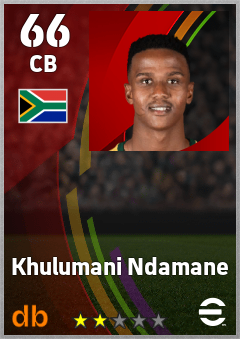 Khulumani Ndamane eFootball player card