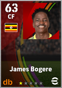James Bogere eFootball player card