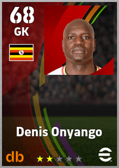 Denis Onyango — GK, OVR 68, MAX 68