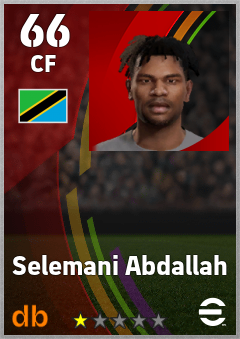 Selemani Abdallah — CF, OVR 66, MAX 66