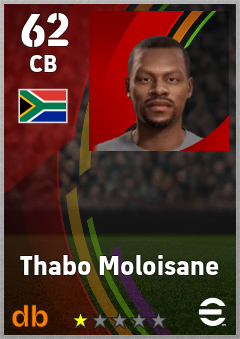 Thabo Moloisane eFootball player card