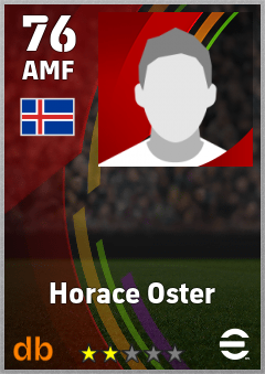 Horace Oster — AMF, OVR 76, MAX 76
