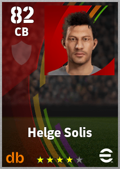 Helge Solis — CB, OVR 82, MAX 82