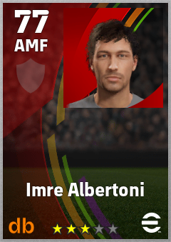 Imre Albertoni — AMF, OVR 77, MAX 77