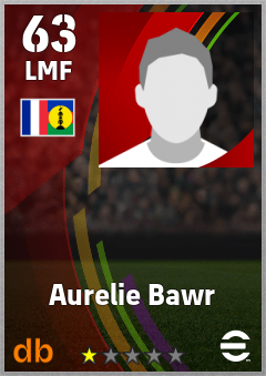 Aurelie Bawr — LMF, OVR 63, MAX 63