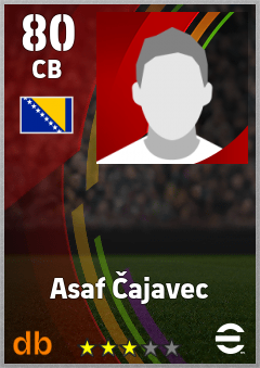 Asaf Čajavec — CB, OVR 80, MAX 80