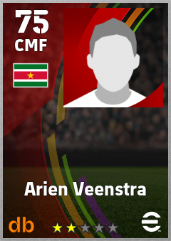 Arien Veenstra — CMF, OVR 75, MAX 75