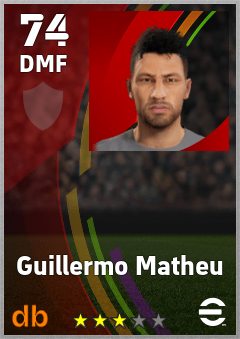 Guillermo Matheu eFootball player card