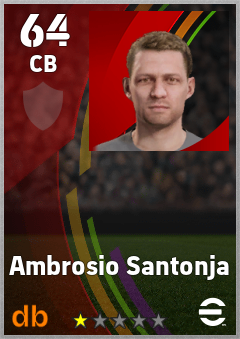 Ambrosio Santonja — CB, OVR 64, MAX 64