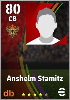 Anshelm Stamitz — CB, OVR 80, MAX 80