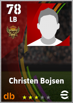 Christen Bojsen — LB, OVR 78, MAX 78