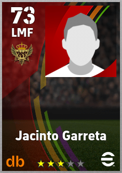 Jacinto Garreta — LMF, OVR 73, MAX 73