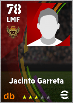 Jacinto Garreta — LMF, OVR 78, MAX 78