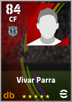 Vivar Parra — CF, OVR 84, MAX 84