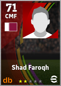 Shad Faroqh eFootball player card