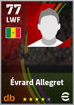 Évrard Allegret eFootball player card