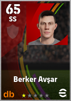 Berker Avşar — SS, OVR 65, MAX 65