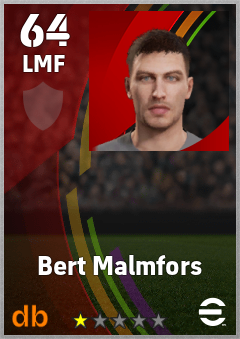 Bert Malmfors — LMF, OVR 64, MAX 64