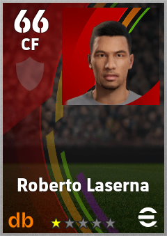 Roberto Laserna — CF, OVR 66, MAX 66
