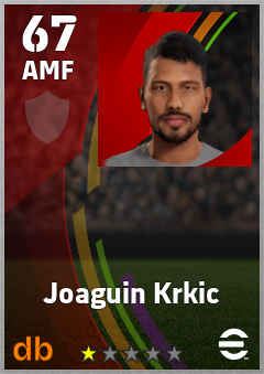 Joaguin Krkic — AMF, OVR 67, MAX 67