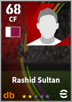 Rashid Sultan — CF, OVR 68, MAX 68