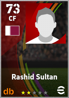 Rashid Sultan — CF, OVR 73, MAX 73