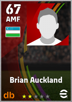 Brian Auckland eFootball player card