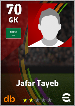 Jafar Tayeb eFootball player card