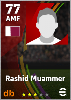 Rashid Muammer — AMF, OVR 77, MAX 77