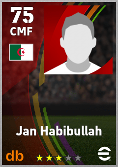 Jan Habibullah eFootball player card