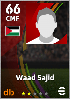 Waad Sajid eFootball player card