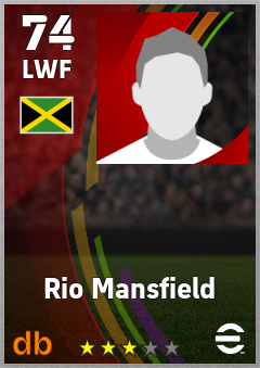 Rio Mansfield eFootball player card