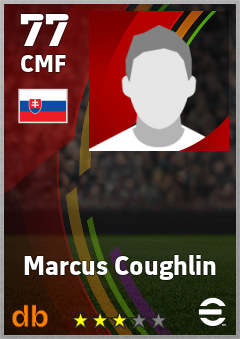Marcus Coughlin — CMF, OVR 77, MAX 77
